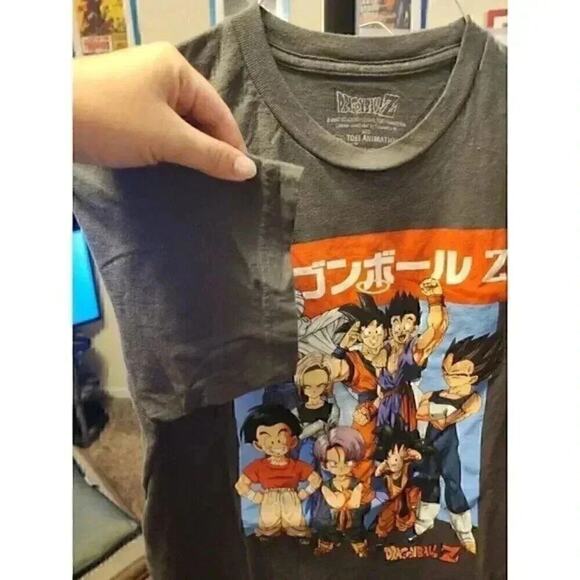 Dragonball Z Graphic Medium Gray Short Sleeve T-Shirt CR4 - Picture 5 of 5